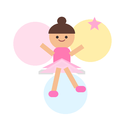 Ícono infantil del taller de ballet